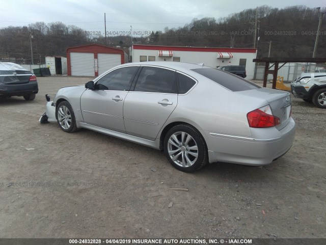 JNKAY01E08M603752 - 2008 INFINITI M35 SPORT SILVER photo 3