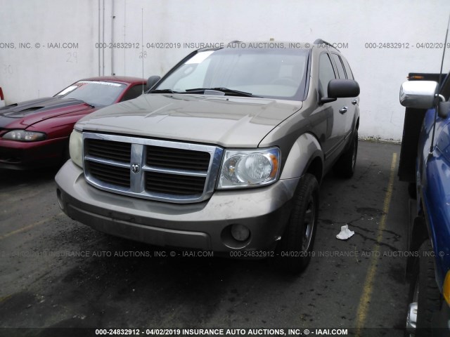 1D8HB48P17F537006 - 2007 DODGE DURANGO SLT TAN photo 2