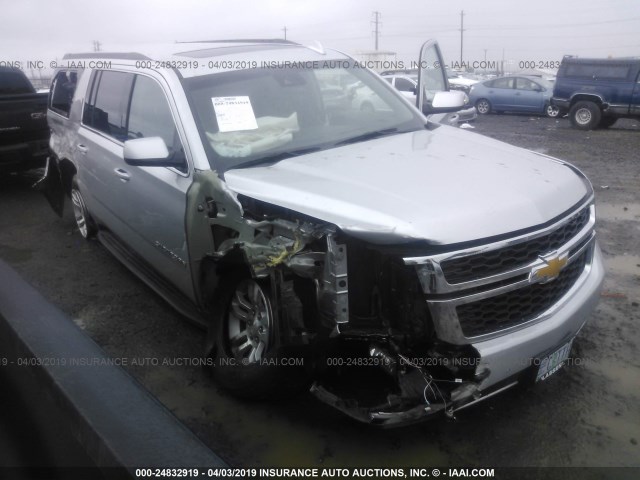 1GNSKHKC5HR298729 - 2017 CHEVROLET SUBURBAN K1500 LT SILVER photo 1