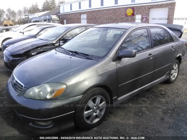 2T1BR32E88C922767 - 2008 TOYOTA COROLLA CE/LE/S GRAY photo 2