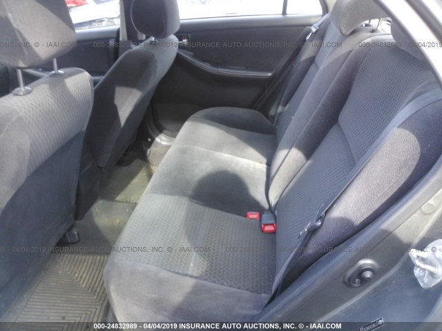 2T1BR32E88C922767 - 2008 TOYOTA COROLLA CE/LE/S GRAY photo 8