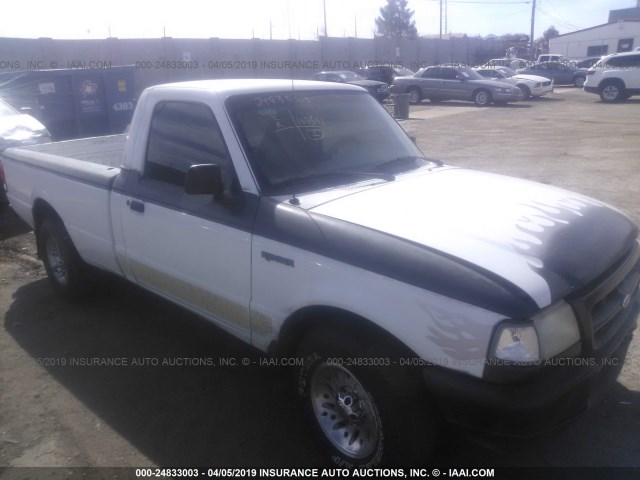 1FTYR10U1WPA94309 - 1998 FORD RANGER WHITE photo 1