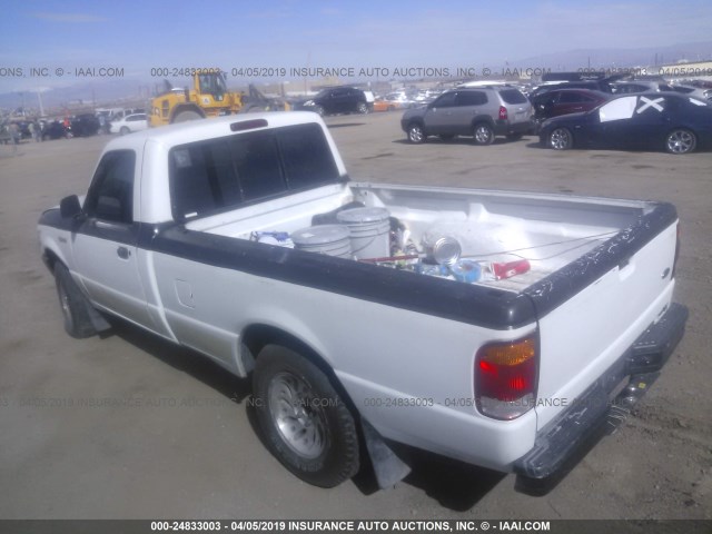 1FTYR10U1WPA94309 - 1998 FORD RANGER WHITE photo 3