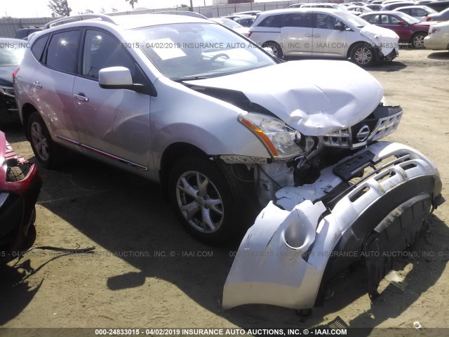 JN8AS5MT3BW183821 - 2011 NISSAN ROGUE S/SV/KROM SILVER photo 1