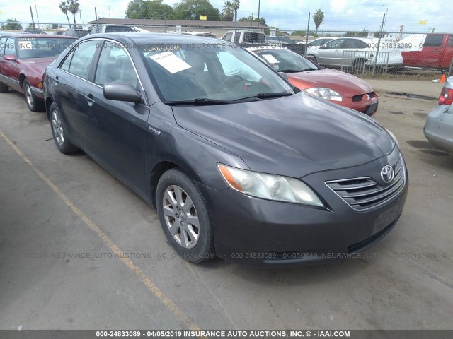 4T1BB46KX7U005031 - 2007 TOYOTA CAMRY NEW GENERAT HYBRID GRAY photo 1