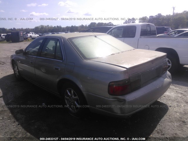 1G6KY5493XU927801 - 1999 CADILLAC SEVILLE STS BROWN photo 3