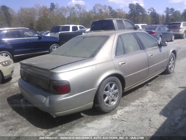 1G6KY5493XU927801 - 1999 CADILLAC SEVILLE STS BROWN photo 4