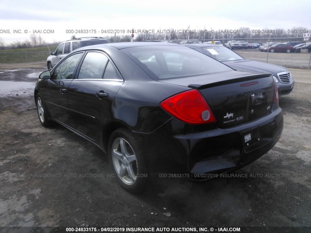 1G2ZG58N874257964 - 2007 PONTIAC G6 SE BLACK photo 3