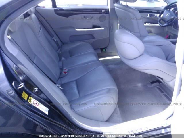 JTHGL46F275000442 - 2007 LEXUS LS 460L GRAY photo 8