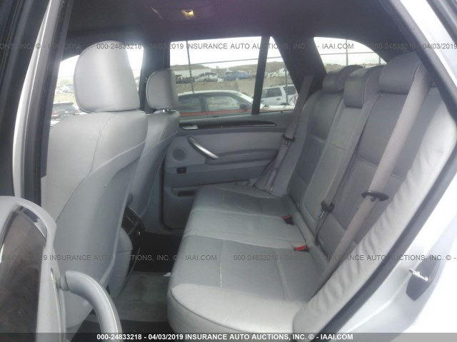 WBAFB33581LH16318 - 2001 BMW X5 4.4I SILVER photo 8