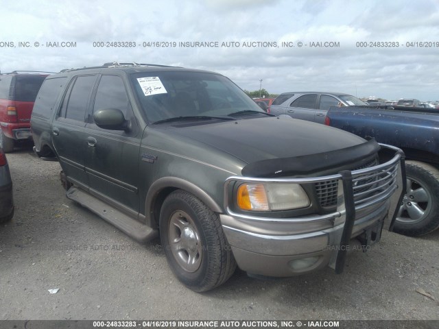 1FMRU17L2YLA00346 - 2000 FORD EXPEDITION EDDIE BAUER GREEN photo 1