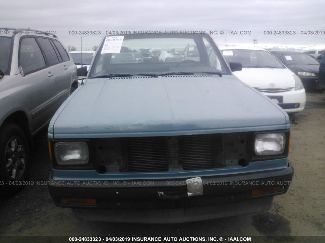 1GTBS14E7H8509515 - 1987 GMC S TRUCK S15 BLUE photo 6