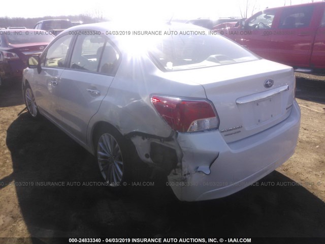 JF1GJAH64CH026719 - 2012 SUBARU IMPREZA LIMITED WHITE photo 3