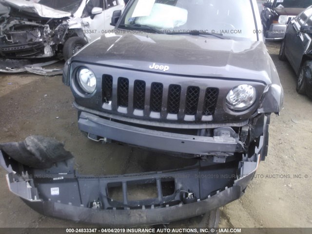 1C4NJRFB3GD594604 - 2016 JEEP PATRIOT LATITUDE BLACK photo 6