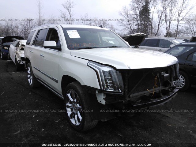 1GYS4CKJ6FR206653 - 2015 CADILLAC ESCALADE PREMIUM WHITE photo 1