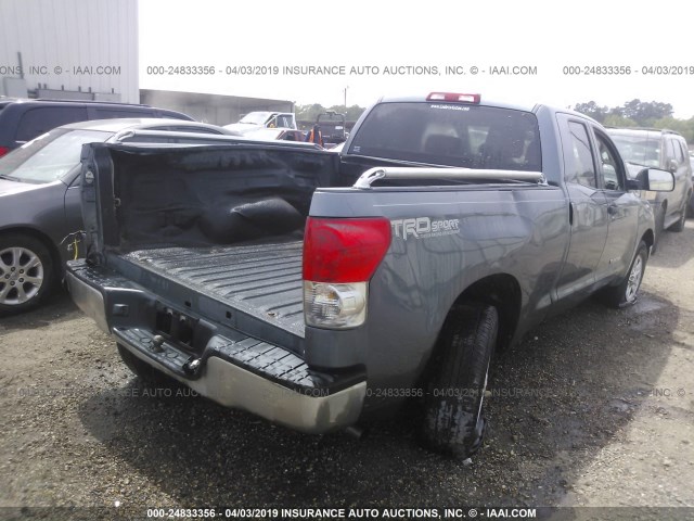 5TFRU54178X007655 - 2008 TOYOTA TUNDRA DOUBLE CAB/DOUBLE CAB SR5 Light Blue photo 4