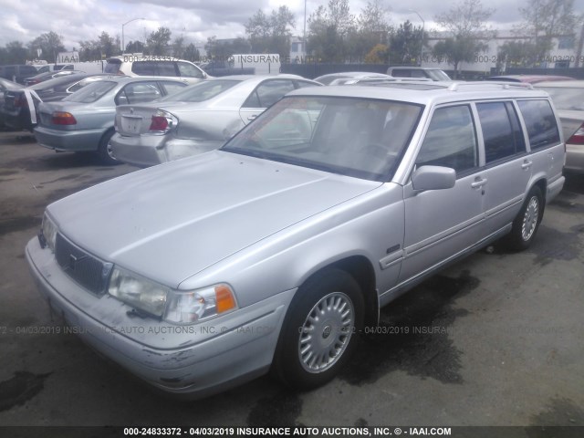 YV1KW9601V1042143 - 1997 VOLVO 960 SILVER photo 2