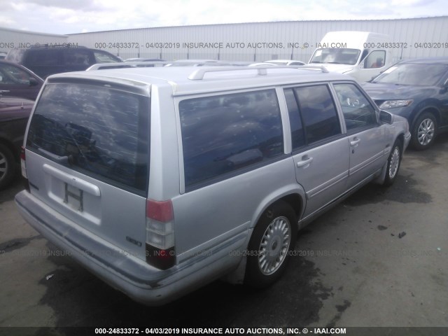 YV1KW9601V1042143 - 1997 VOLVO 960 SILVER photo 4