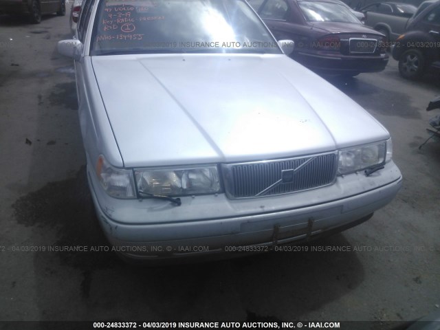 YV1KW9601V1042143 - 1997 VOLVO 960 SILVER photo 6