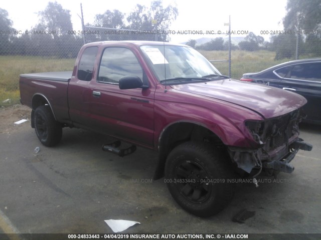 4TASN92N9XZ438010 - 1999 TOYOTA TACOMA XTRACAB PRERUNNER RED photo 1