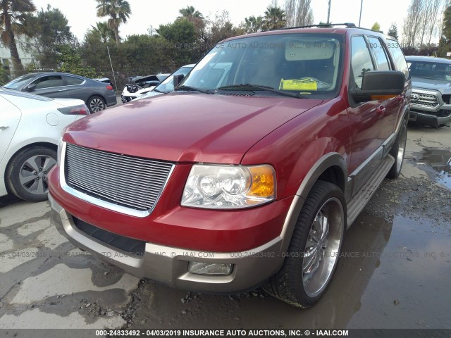 1FMFU17L43LC47153 - 2003 FORD EXPEDITION EDDIE BAUER RED photo 2
