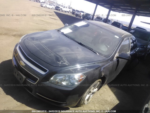 1G1ZJ57B49F155260 - 2009 CHEVROLET MALIBU 2LT BLACK photo 2