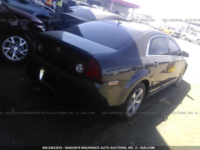 1G1ZJ57B49F155260 - 2009 CHEVROLET MALIBU 2LT BLACK photo 4