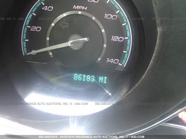 1G1ZJ57B49F155260 - 2009 CHEVROLET MALIBU 2LT BLACK photo 7