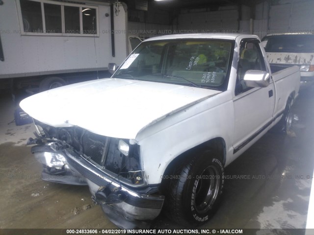 1GTDC14K8RZ534382 - 1994 GMC SIERRA C1500 WHITE photo 2