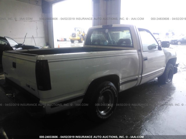 1GTDC14K8RZ534382 - 1994 GMC SIERRA C1500 WHITE photo 4