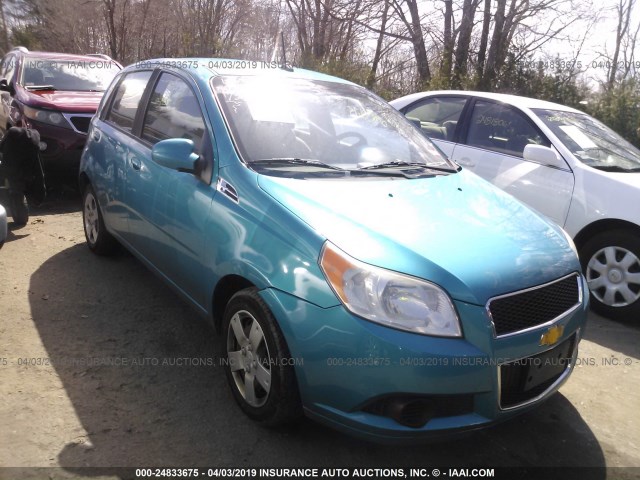 KL1TD66E89B355272 - 2009 CHEVROLET AVEO LS/LT BLUE photo 1