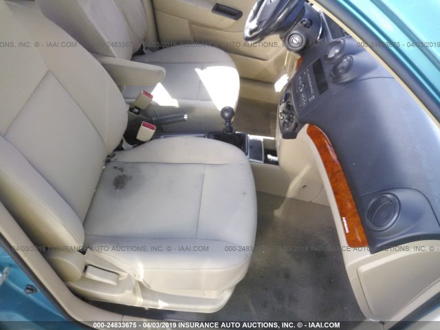 KL1TD66E89B355272 - 2009 CHEVROLET AVEO LS/LT BLUE photo 5