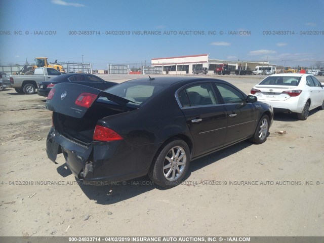 1G4HD572X8U155697 - 2008 BUICK LUCERNE CXL BLACK photo 4