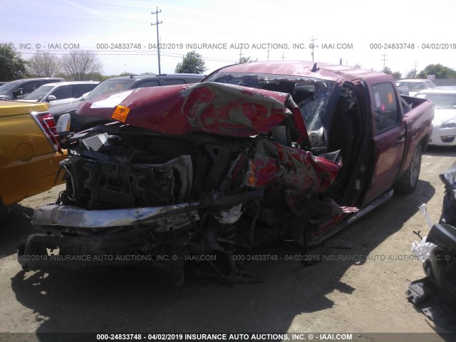 2GCEC13J081166199 - 2008 CHEVROLET SILVERADO C1500 RED photo 2