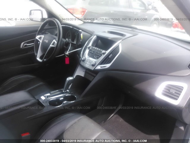 2GKALSEK1E6269435 - 2014 GMC TERRAIN SLT WHITE photo 5