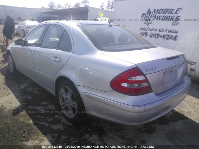 WDBUF56J36A828106 - 2006 MERCEDES-BENZ E 350 SILVER photo 3