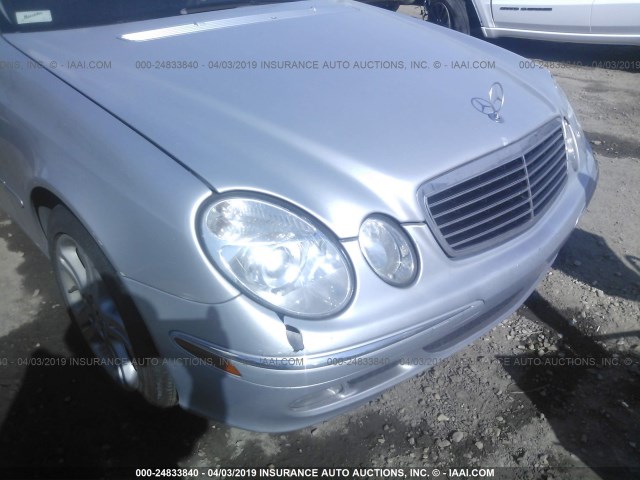 WDBUF56J36A828106 - 2006 MERCEDES-BENZ E 350 SILVER photo 6