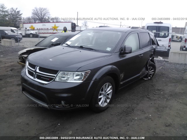 3C4PDCBG6HT576110 - 2017 DODGE JOURNEY SXT BLACK photo 2