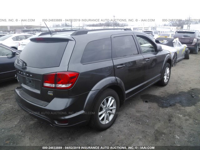 3C4PDCBG6HT576110 - 2017 DODGE JOURNEY SXT BLACK photo 4