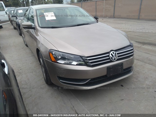 1VWBT7A38FC015464 - 2015 VOLKSWAGEN PASSAT SE Pewter photo 1