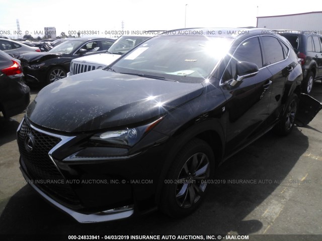 JTJYARBZ4G2030601 - 2016 LEXUS NX 200T/BASE/F SPORT BLACK photo 2