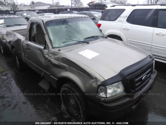 1FTYR10D74PB02166 - 2004 FORD RANGER TAN photo 1