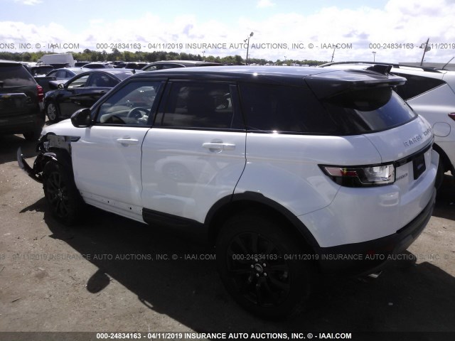 SALVP2RX2KH332743 - 2019 LAND ROVER RANGE ROVER EVOQU SE/SE PREMIUM WHITE photo 3