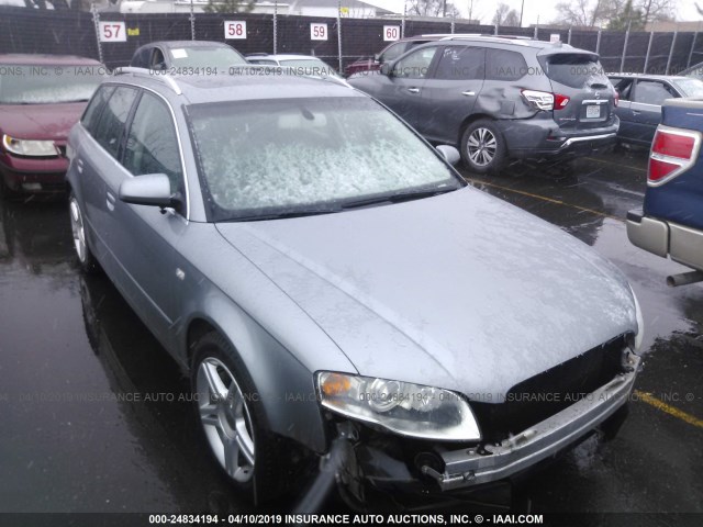 WAUKF78E37A104144 - 2007 AUDI A4 2.0T AVANT QUATTRO GRAY photo 1