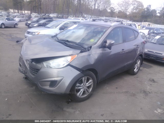 KM8JU3AC8CU364291 - 2012 HYUNDAI TUCSON GLS/LIMITED 灰色 照片 2