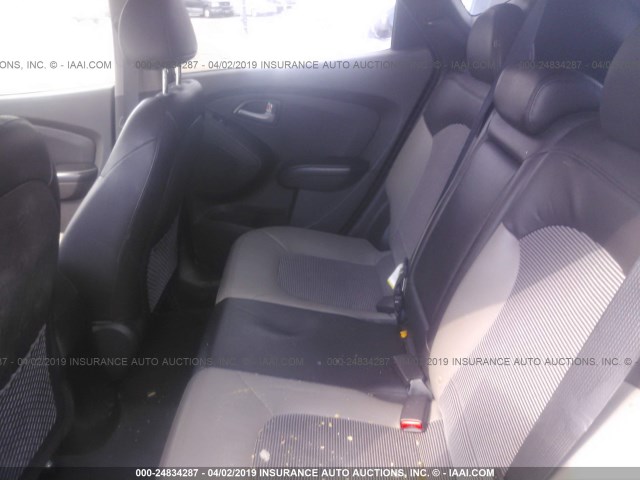 KM8JU3AC8CU364291 - 2012 HYUNDAI TUCSON GLS/LIMITED 灰色 照片 8