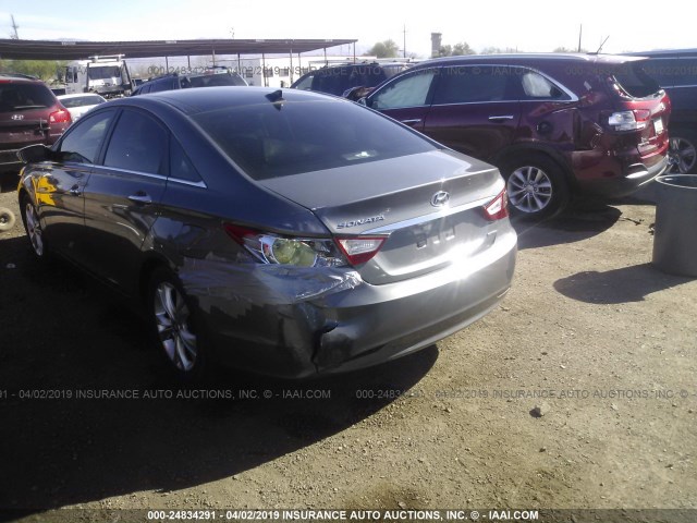 5NPEC4AC3CH477168 - 2012 HYUNDAI SONATA SE/LIMITED GRAY photo 6