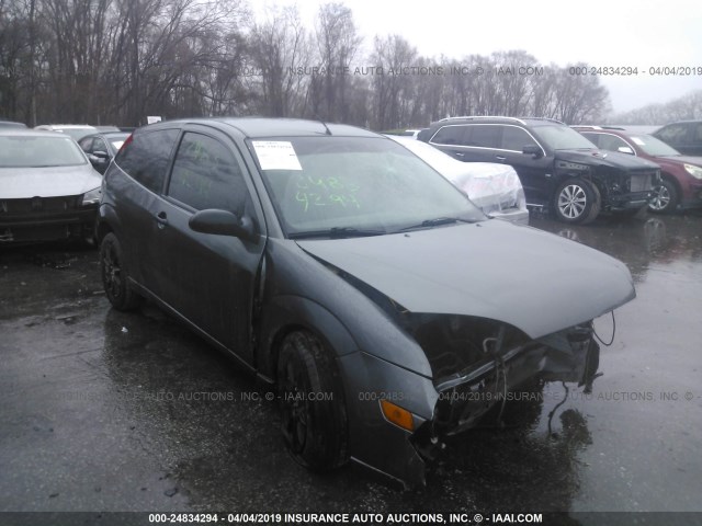 1FAHP31N27W142955 - 2007 FORD FOCUS ZX3/S/SE/SES GRAY photo 1