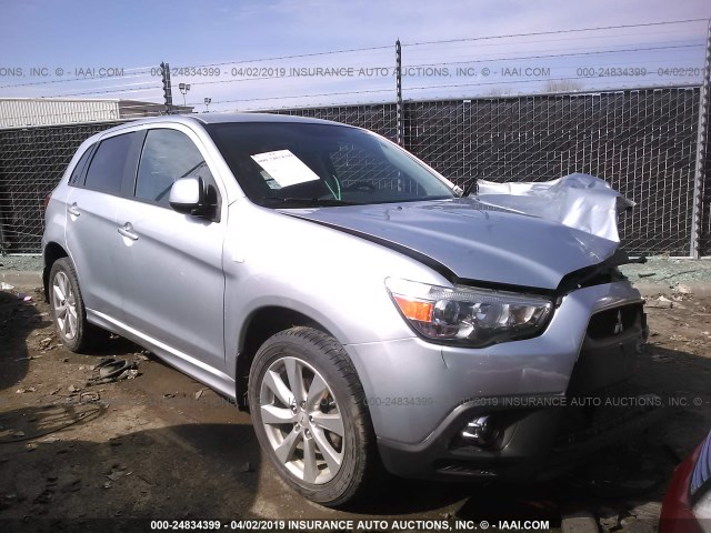 JA4AR4AU4CZ003013 - 2012 MITSUBISHI OUTLANDER SPORT SE SILVER photo 1