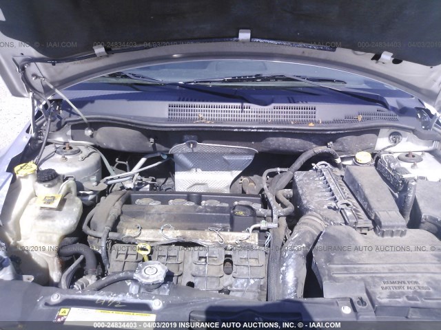 1B3CB4HA2AD664839 - 2010 DODGE CALIBER SXT SILVER photo 10